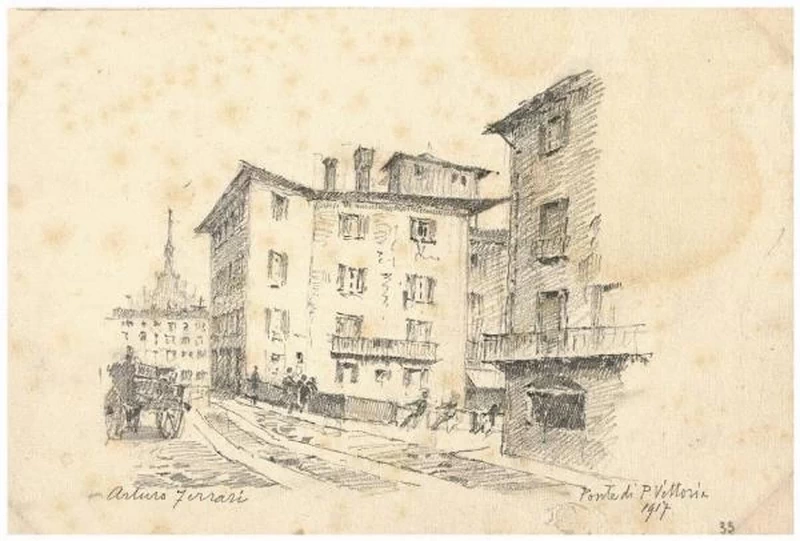 Ponte di Porta Vittoria - Palazzo Morando Costume Moda Immagine, Milano